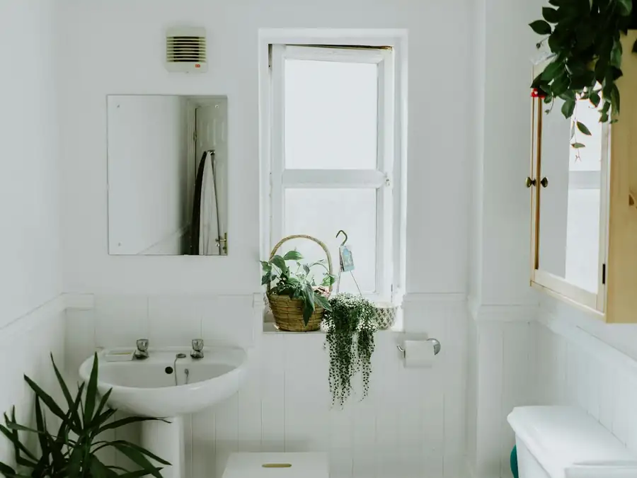 Bathroom after cleaning