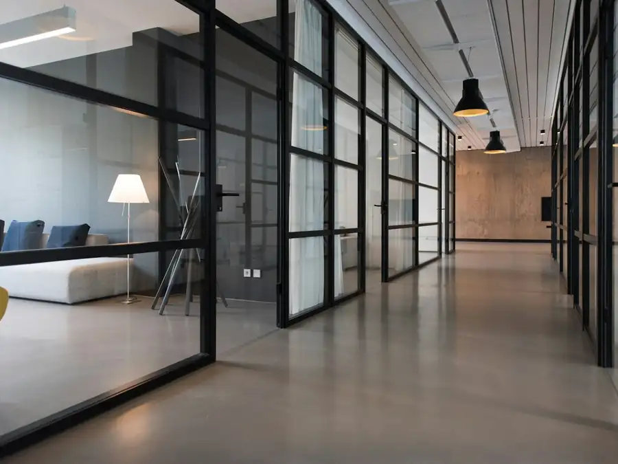 Office after cleaning